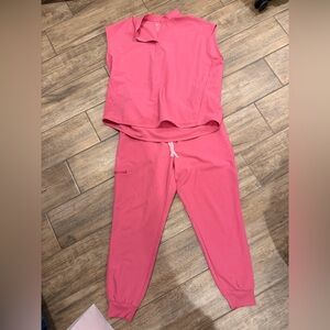 Figs Pink Women's Track Pants & Joggers